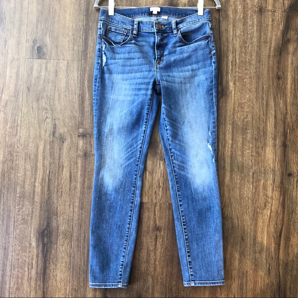 JCrew Distressed Ankle Jeans Sz 27